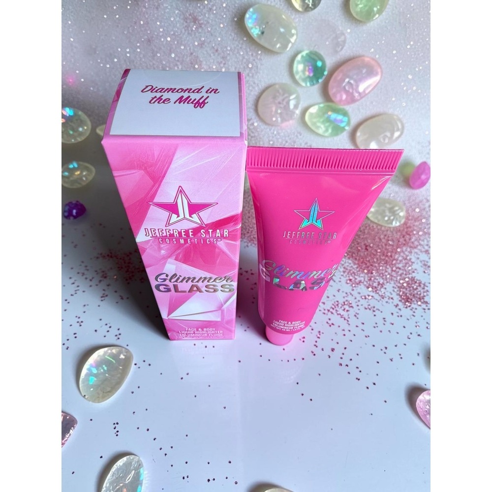 Jeffree Star Cosmetics Glimmer Glass Liquid Highlighter Diamond in the Muff 45ml